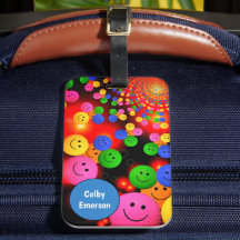 Personalizado Brillante Y Colorida Sonrisas Felice