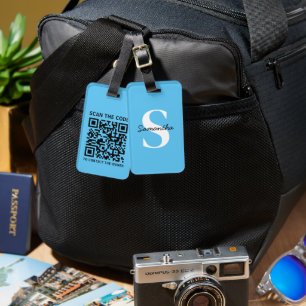 Etiqueta Para Maletas Personalizado Código QR Viaje personalizado en mon