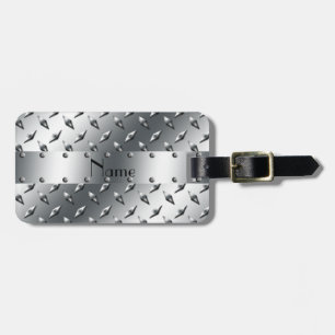 Etiqueta Para Maletas Personalizado con su acero conocido de la placa