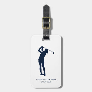 Etiqueta Para Maletas Personalizado Country Club Miembros Golf Swag