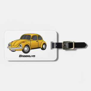 Etiqueta Para Maletas Personalizado de coche clásico