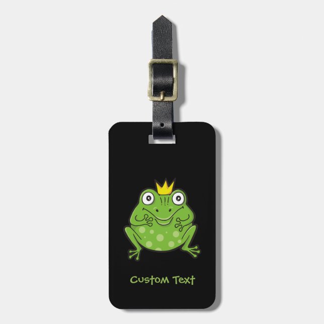 Etiqueta Para Maletas Personalizado de ranas (Frente Vertical)