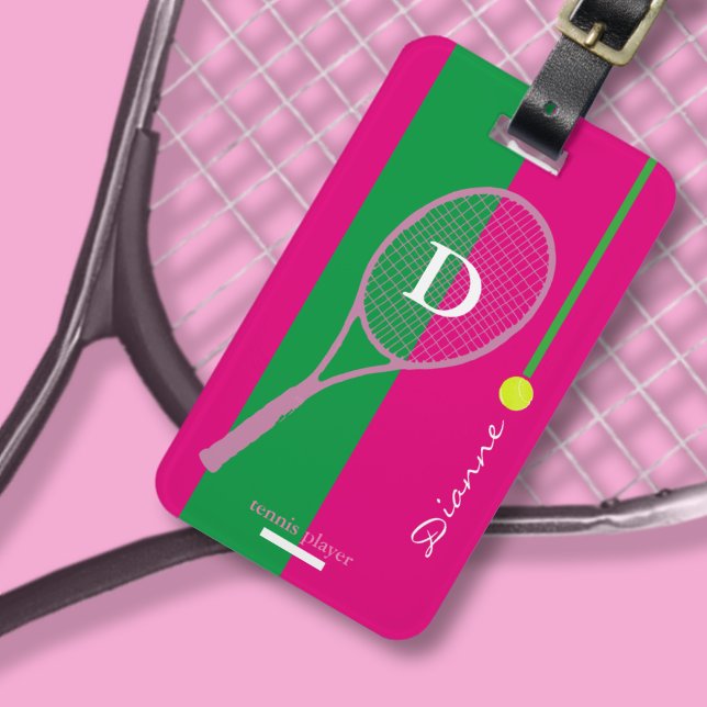 Etiqueta Para Maletas Personalizado de tenis Chica rosa (Subido por el creador)