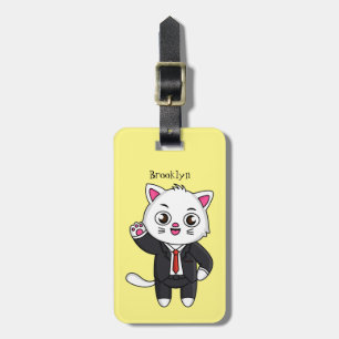 Etiqueta Para Maletas Personalizado de traje de negocios