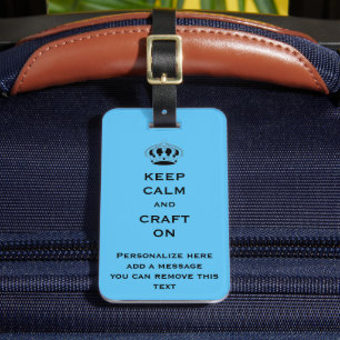 Etiqueta Para Maletas Personalizado, El Azul Del Cielo Mantiene A La Art