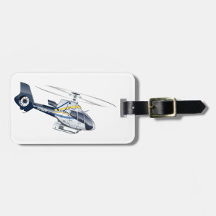 Etiqueta Para Maletas Personalizado Helicopter