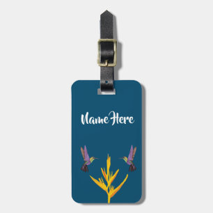 Etiqueta Para Maletas Personalizado Hummingbirds