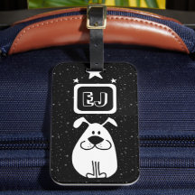 Personalizado Iniciales Tema Perro