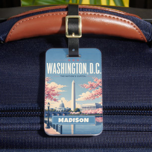 Etiqueta Para Maletas Personalizado La Casa Blanca EE. UU. Washington DC