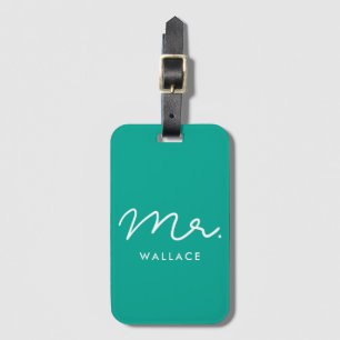 Etiqueta Para Maletas Personalizado lindo Sr.