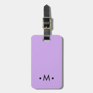 Etiqueta Para Maletas Personalizado Minimalista moderno Monograma Viajer