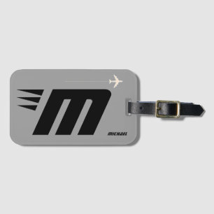 Etiqueta Para Maletas personalizado monograma inicial personalizado