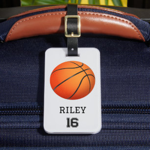 Etiqueta Para Maletas Personalizado personalizado de baloncesto con etiq