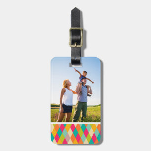 Etiqueta Para Maletas Personalizado Photo Harlequin vintage