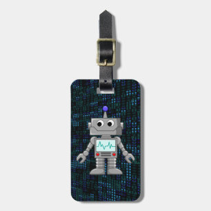 Etiqueta Para Maletas personalizado robot