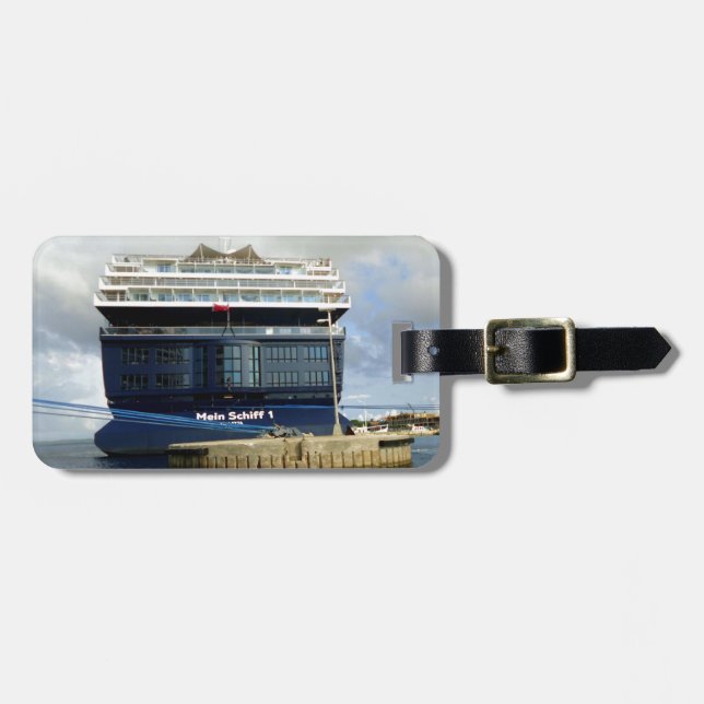 Etiqueta Para Maletas Personalizado severo de Mein Schiff 1 (Frente Horizontal)