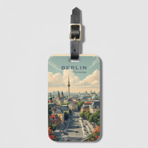Etiqueta Para Maletas Personalizado Textos Berlín, Alemania
