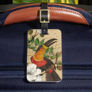 Etiqueta Para Maletas Personalizado Toucan Tropical