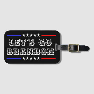 Etiqueta Para Maletas Personalizado VAMOS A BRANDON Humor divertido FJB 