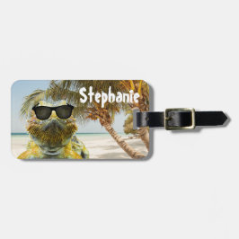 Etiqueta Para Maletas Personalizar el divertido de la playa de verano