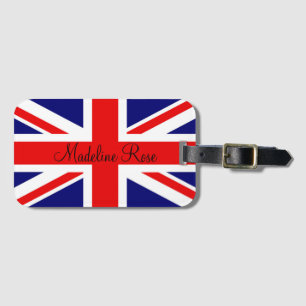 Etiqueta Para Maletas Personalizar la bandera británica