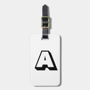 Etiqueta Para Maletas Personalizar, personalizar alfabeto monograma inic