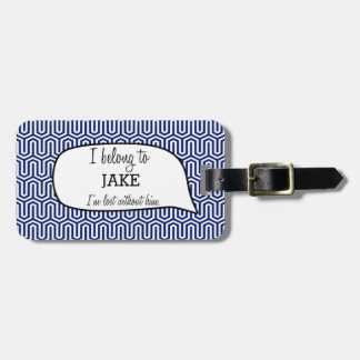 Etiqueta Para Maletas Pertenezco a