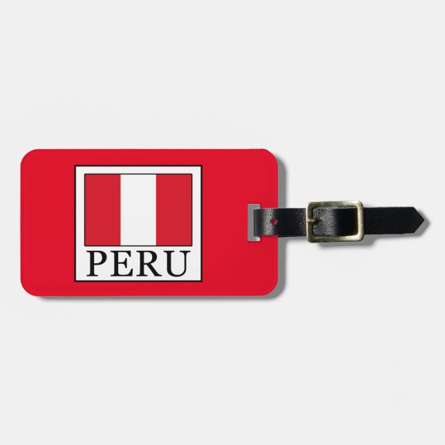 Etiqueta Para Maletas Perú (Frente Horizontal)