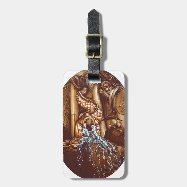 Etiqueta Para Maletas Pesca (Frente Vertical)