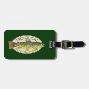 Etiqueta Para Maletas Pesca de trucha Personalizado
