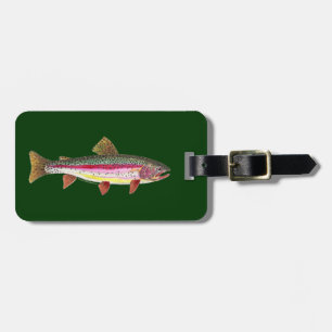 Etiqueta Para Maletas Pesca de truchas