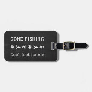 Etiqueta Para Maletas Pesca desconocida - no me busques