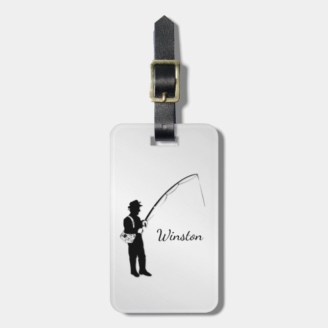 Etiqueta Para Maletas Pesca personal (Frente Vertical)