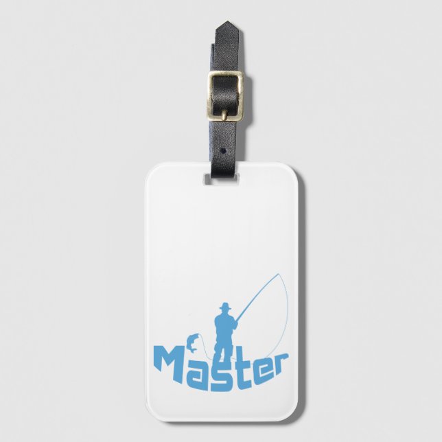 Etiqueta Para Maletas Pesca por mosca (Anverso vertical)