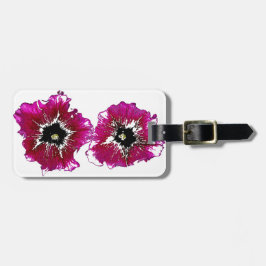 Etiqueta Para Maletas Petunias de Verano