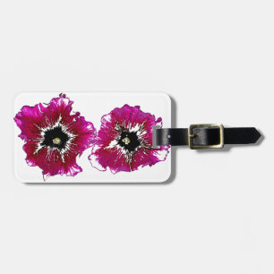 Etiqueta Para Maletas Petunias de Verano