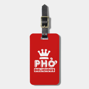 Etiqueta Para Maletas Pho King Delicious
