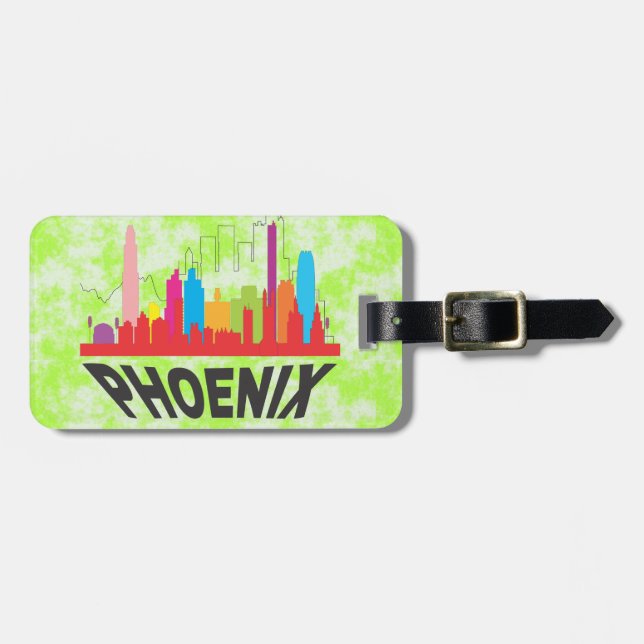 Etiqueta Para Maletas Phoenix (Frente Horizontal)