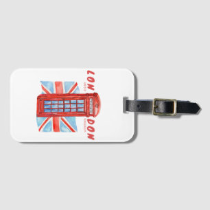Etiqueta Para Maletas Phonebooth de Londres