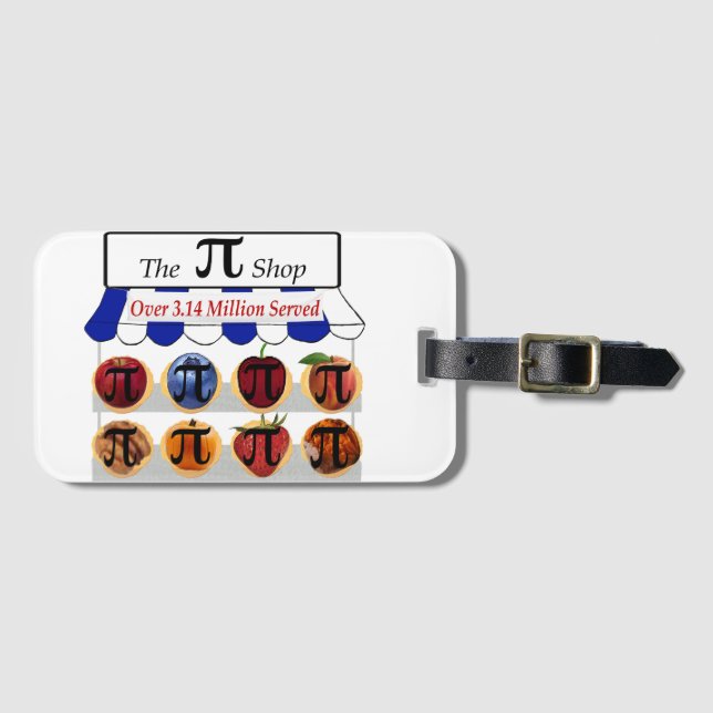Etiqueta Para Maletas Pi Shop (Anverso horizontal)
