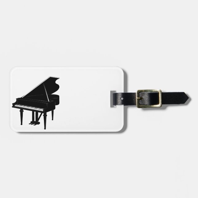 Etiqueta Para Maletas Piano (Frente Horizontal)