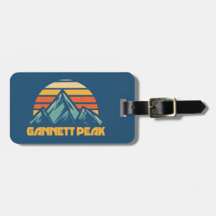 Etiqueta Para Maletas Pico Gannett Retro Turquesa