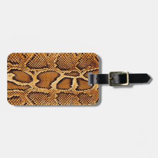 Etiqueta Para Maletas Piel de serpiente de moda