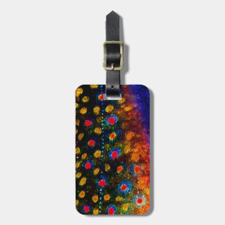 Etiqueta Para Maletas "Piel hermosa, trucha de arroyo "