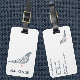 Etiqueta Para Maletas Pigeon Personalizada