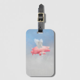 Etiqueta Para Maletas Piglets voladores