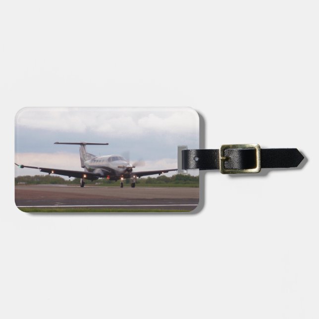 Etiqueta Para Maletas Pilatus PC 12 (Frente Horizontal)