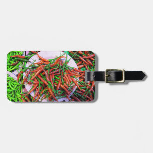 Etiqueta Para Maletas Pimientos de chile para ojos de pájaro