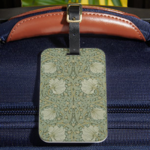 Etiqueta Para Maletas Pimpernel de William Morris Vintage Floral Textil