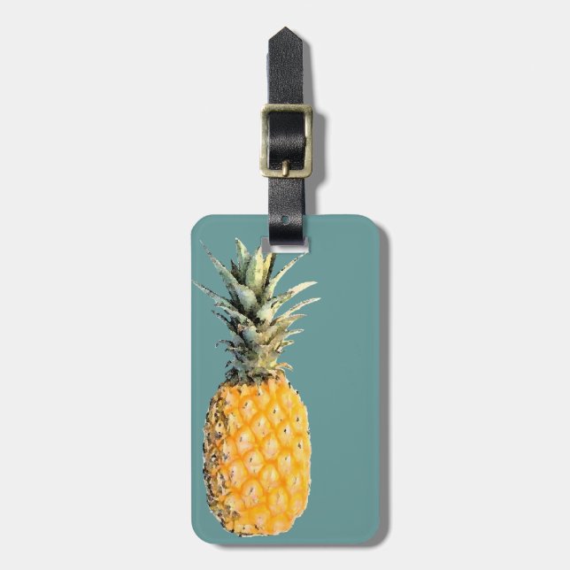 Etiqueta Para Maletas piña (Frente Vertical)